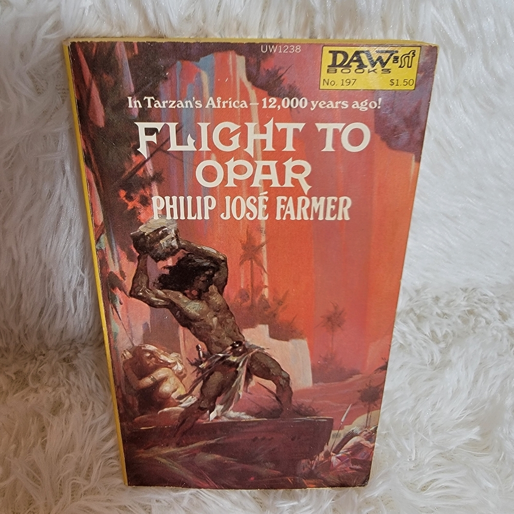 1976 Flight To Opar Sci-Fi Fantasy Paperback Book Philip José Farmer
